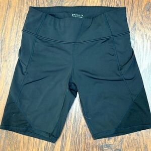 Athleta black biker shorts